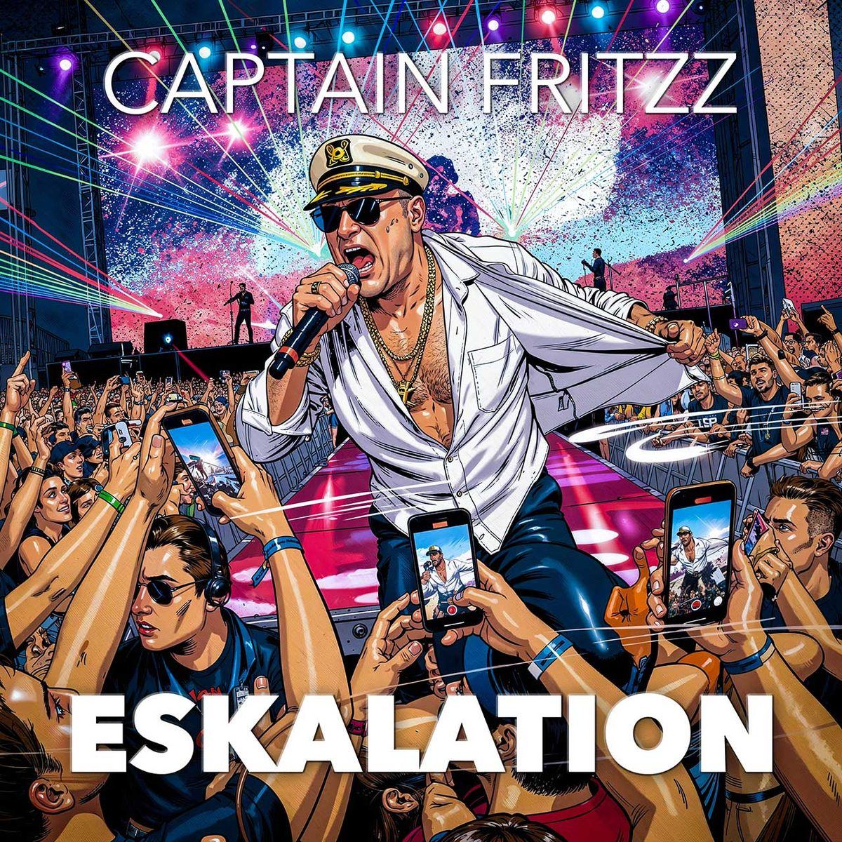 Captain Fritzz: Albumcover ESKALATION