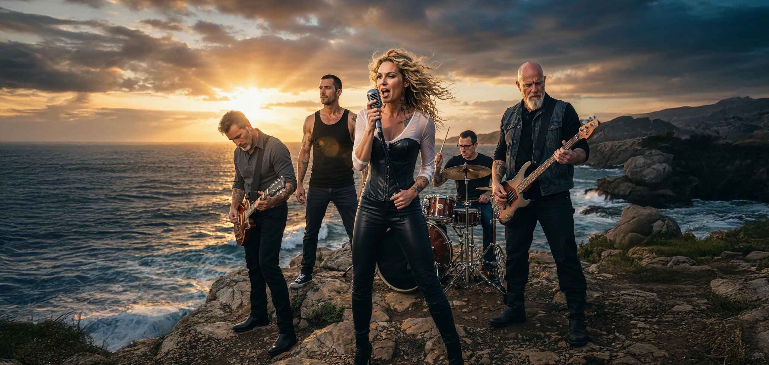 Digitale, von Friedhelm Fischer erfundene Band Rust & Rogue